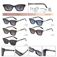 Polarized plastic sunglasses for women Leke LK14094