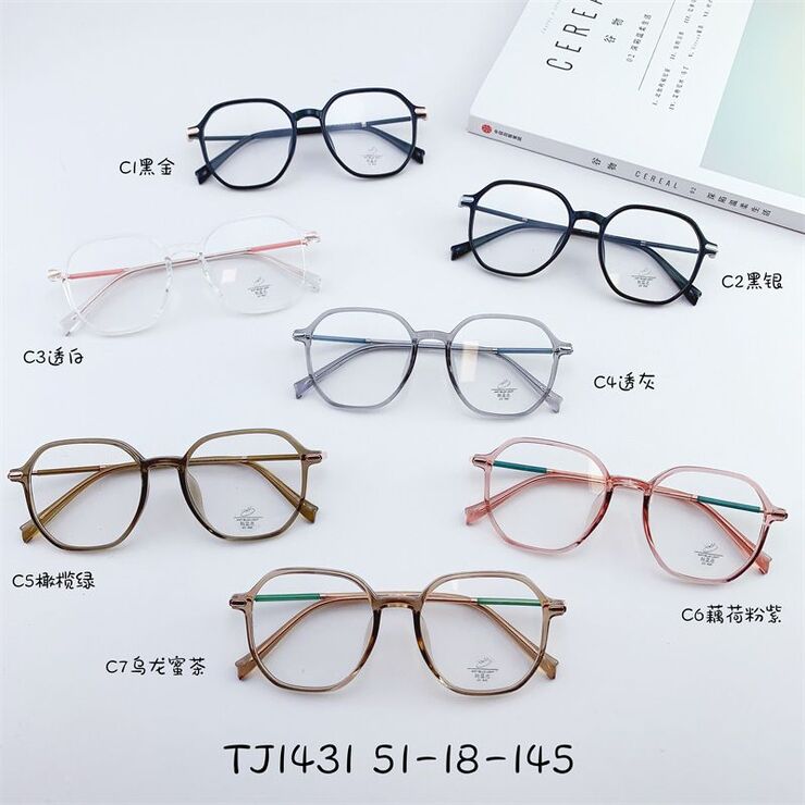 Оправа гибридная, металл +TR90, линзы с Blue Block покрытием SANTA TJ1431