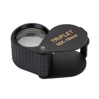 Лупа складная 7007B胶皮-XX, диаметр: 18 мм, увеличение: 10X