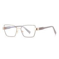 Оправа женская металлическая + пластик TR90, линзы-блюблокеры с защитой от ультрафиолета и синего света More FCS3169