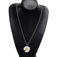 Stainless steel eyeglass chain with camomile pendant GN002