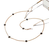 Black pearl glasses chain GL1021