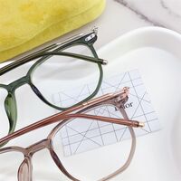 Hybrid frame, metal + TR90, with Blue Block coating SANTA 01250