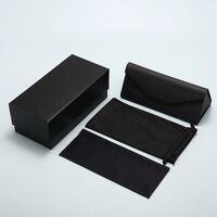 Sunglasses and eyeglasses hard shell case + extra kit AL679291695057