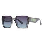 Plastic square sunglasses for women Elit 9130-EL