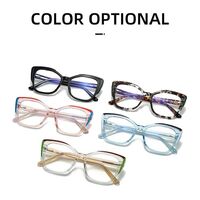 Plastic frame with anti-blue light protection lenses, with spring hinges Elit 5741-EL