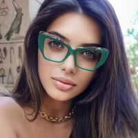 Plastic TR90 glasses with blue light protection for women TR5227-PN