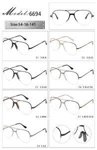 Оправа металлическая полуободковая с мягким носоупором 6694-DA