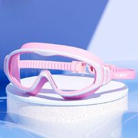 Swimming childrens (3-12 yers) waterproof anti-fog goggles with case 7007-YU