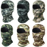 Balaclava ski fleece windproof insulated tactical camouflage mask MZ21407-D