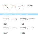 Titanium frames rimless TW1003