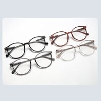 TR90 plastic frame + 5 polarized sun protection magnet clip-on set  El Dorado EL2387