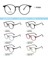 Plastic Ultem eyeglasses frame P7004