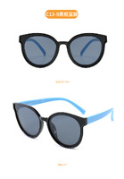 Детские силиконовые солнцезащитные поляризационные очки с защитой UV400 T22017