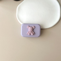 Мини-набор для мягких контактных линз  A118-19蓝色DIY兔熊