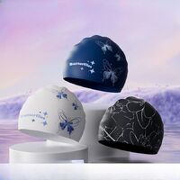 Шапочка для плавания силиконовая водонепроницаемая взрослая GJ002-YU