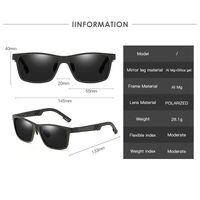 Polarized aluminum-magnesium sunglasses with UV400 protection 6560-GT