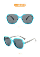 Polarized silicone sunglasses with UV400 protection for kids T11022