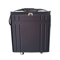Mobile box (suitcase, trunk, organizer, display case) on wheels for frames and glasses for 180 slots JS-C220909