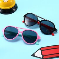 Polarized silicone sunglasses with UV400 protection for kids T111011