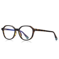 Студенческие очки в оптической оправе, двухцветные, модные, трансграничные пластиковая, материал TR-90+CA (флекс!) FOCUS FCS20213