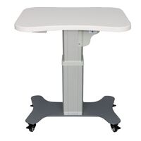 Motorized table on on wheels with lifting mechanism and drawer COT-B10, tabletop 640*500 mm