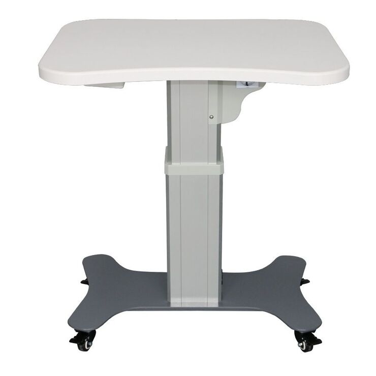 Motorized table on on wheels with lifting mechanism and drawer COT-B10, tabletop 640*500 mm