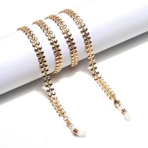 Стильная золотая цепочка для очков GL1333