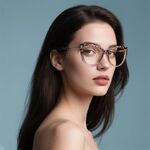 Оправа женская пластиковая из материала TR90, линзы с защитой от ультрафиолета и синего света FOCUS FCS2261