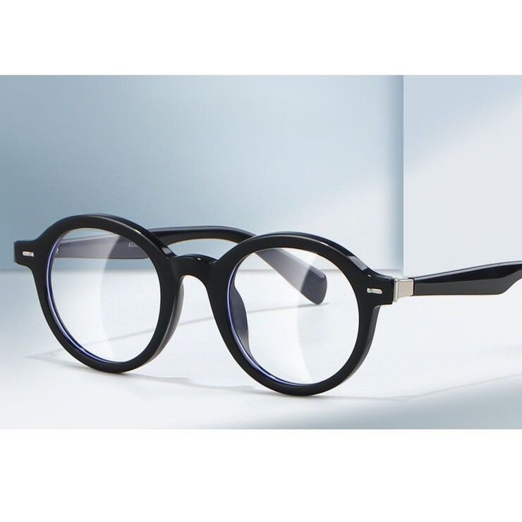 Acetate plastic frame with Blue Ray Cut protection lenses MAMO AC012