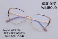 Оправа металлическая ультратонкая с флексом Wilibolo G95-256