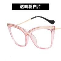 Combined (plastic + metal) glasses with blue light protection for women 8729-PN