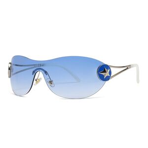 Plastic one-piece sunglasses Elit 888-EL