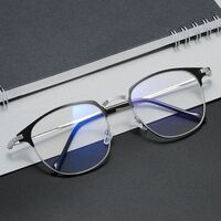 Metal glasses with Blue ray cut KY3007平光