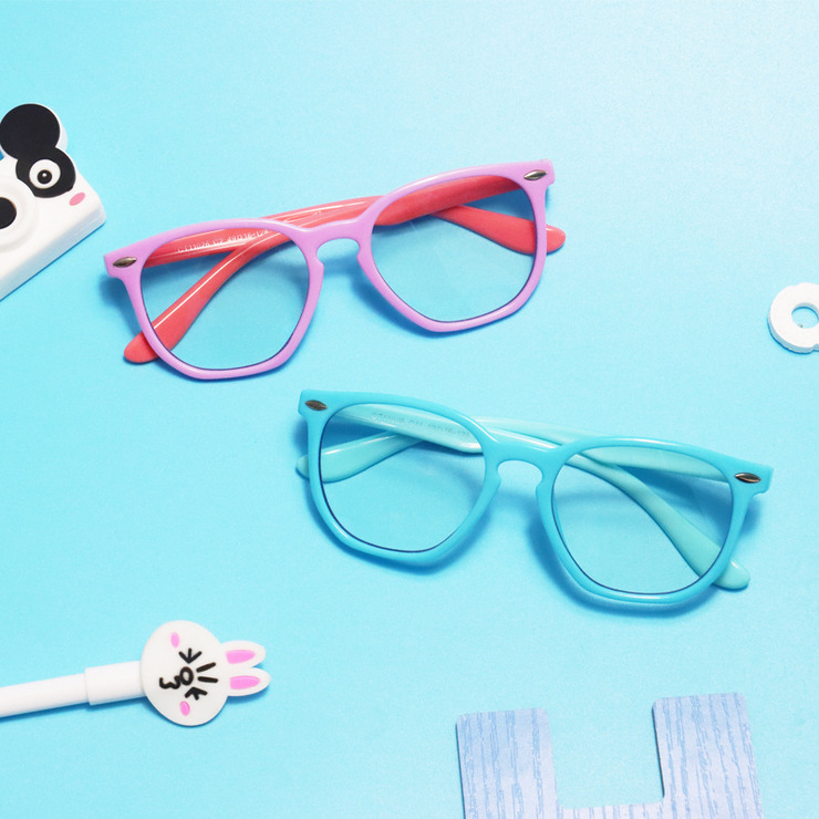 Polarized silicone sunglasses with UV400 protection for kids T11026