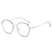 Metal glasses with blue light and UV protection 9649-3-GT