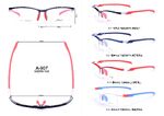 Semi-rimless sports TR90 plastic frame Athlly A-907 (see for discounts)