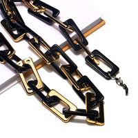 Natural green stone glasses chain GL1208