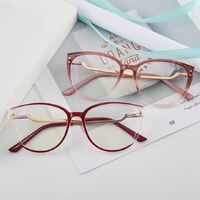 TR90 plastic frame or glasses with blue light protection, with spring hinges FA87045