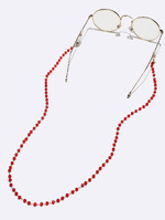 Glasses chain with beads and crystals GL1330