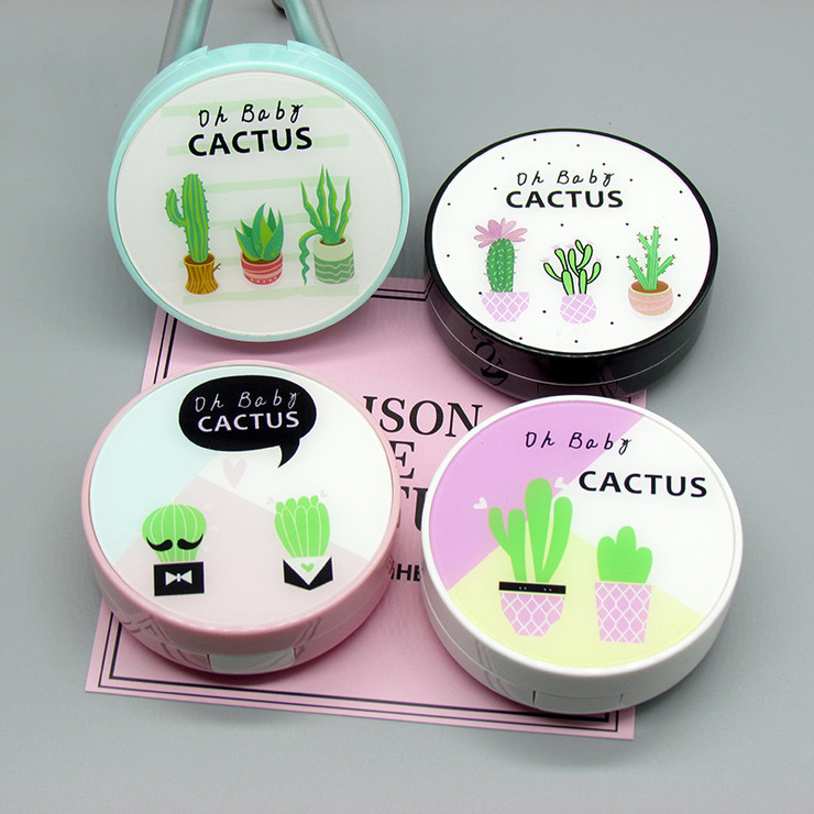 Kit for soft contact lenses (Kits for contact lenses) XF008Cactus