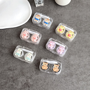 Mini soft contact lens kit W806透明熊兔猫