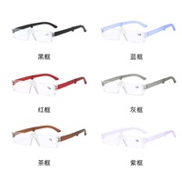 Plastic folding eyeglasses for reading with case, diopters from +1.00 to +4.00, PD62-64