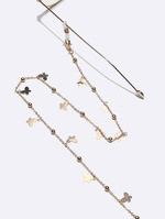Set of two glasses chain with pearls GL1345