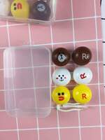 Contact lens cases JD578, 3pcs