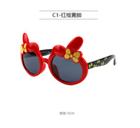 Polarized silicone sunglasses with UV400 protection for kids T11029