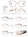 Metal frames for glasses with spring hinges for women Big City LF17015
