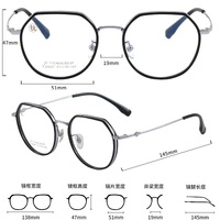 Combined frames TR90 + titanium MAMO 30047