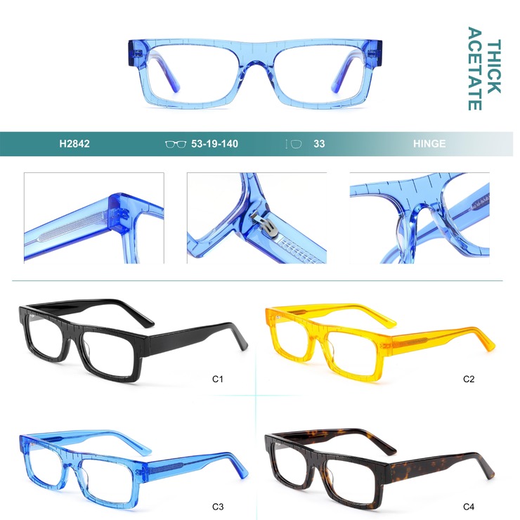 Оправа пластиковая из плотного ацетата Big City H2842