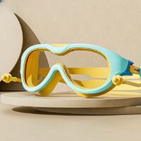 Swimming waterproof anti-fog goggles for kids (3-15 years), with earplugs, YK-YZW-YJ3023-YU